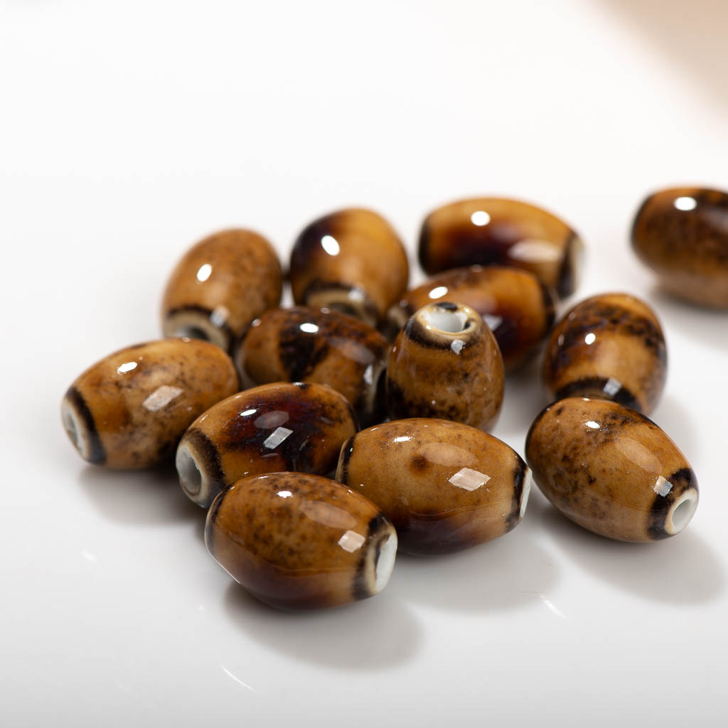 5pcs 20mm  Bucket Ceramic Bead - Jewelry Making Amazon 评论和价格