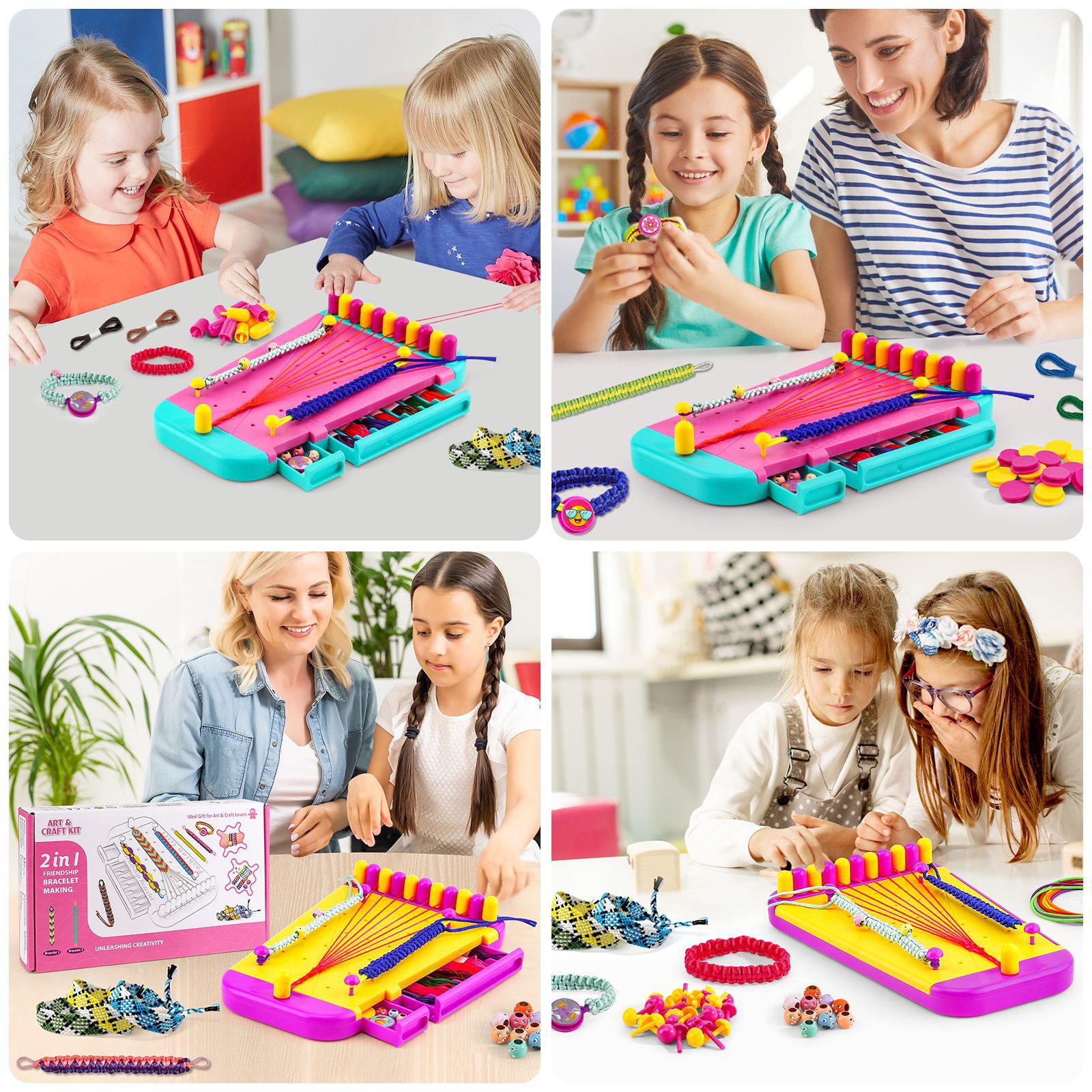 Bracelet Making Kit Toy for Gi - Jewelry Making Kits For Girls 评论和价格