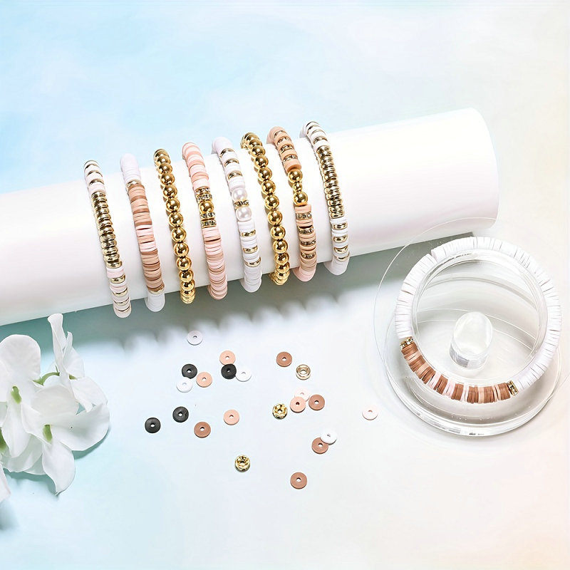 Style DIY Clay Beads Bracelet  - Jewelry Making Kits For Girls 评论和价格