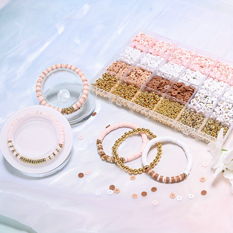 Style DIY Clay Beads Bracelet  - Jewelry Making Kits For Girls 评论和价格
