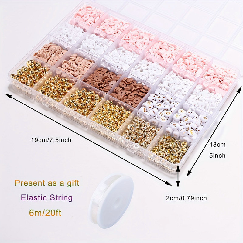 Style DIY Clay Beads Bracelet  - Jewelry Making Kits For Girls 评论和价格