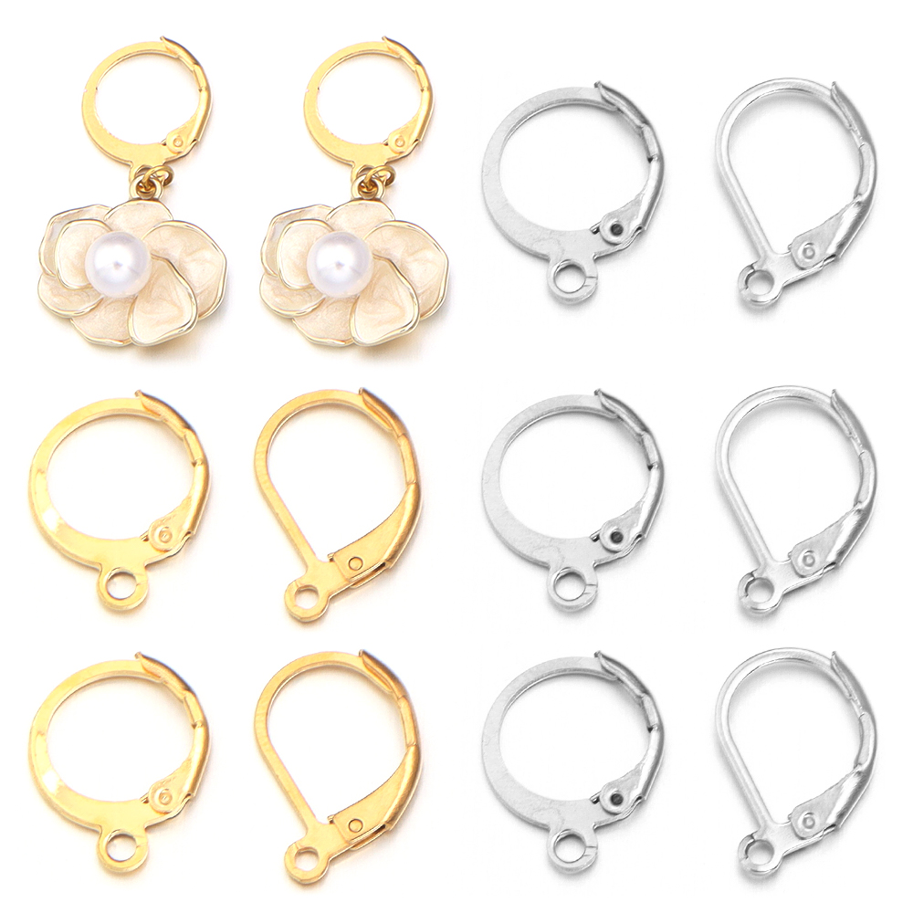 20pcs/lot Stainless Steel Ear  - Jewelry Making Findings 评论和价格