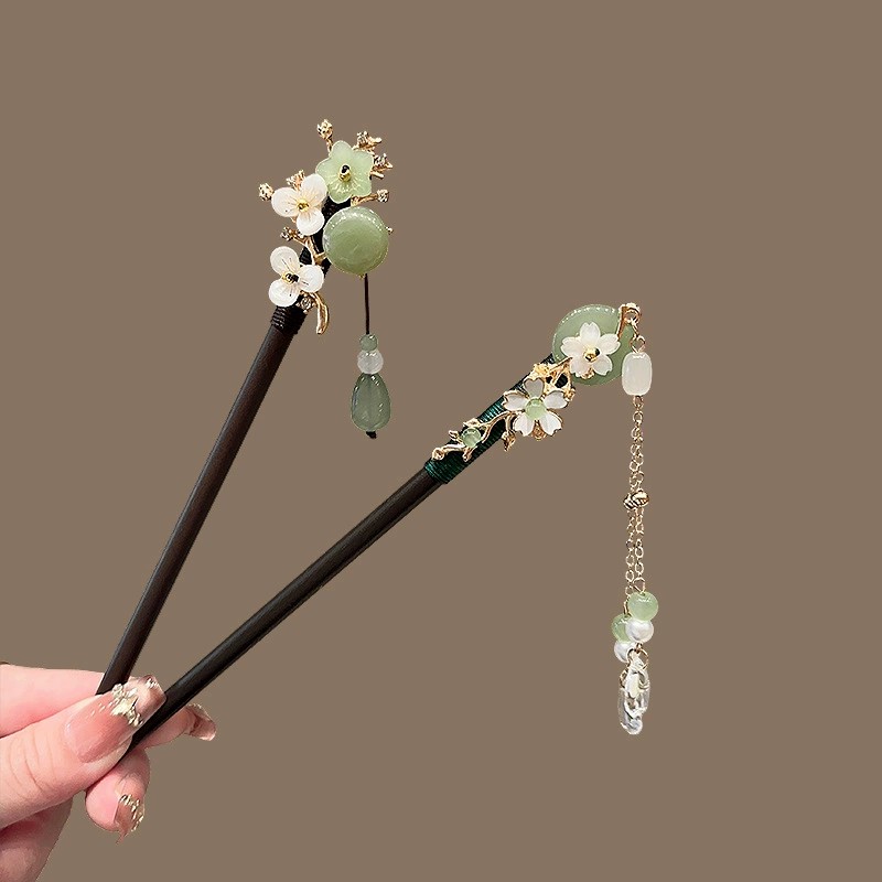 Antique Wooden Hairpin Women's - Jewelry Making Adults 评论和价格