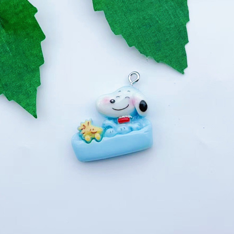 12pcs resin cartoon dog pendan - Jewelry Making Accessories 评论和价格