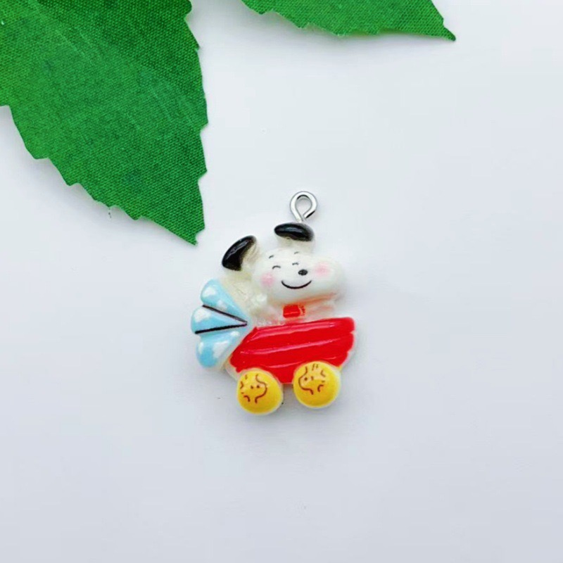 12pcs resin cartoon dog pendan - Jewelry Making Accessories 评论和价格