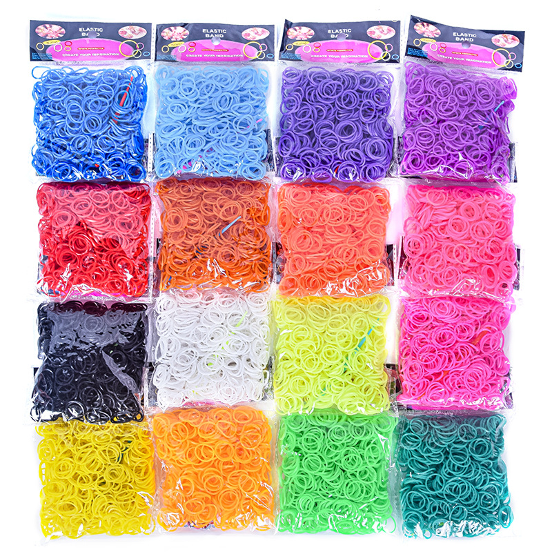 600 pieces Colorful Rubber Ban - Jewelry Making Workshops 评论和价格