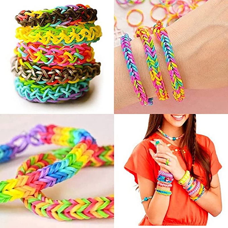 600 pieces Colorful Rubber Ban - Jewelry Making Workshops 评论和价格