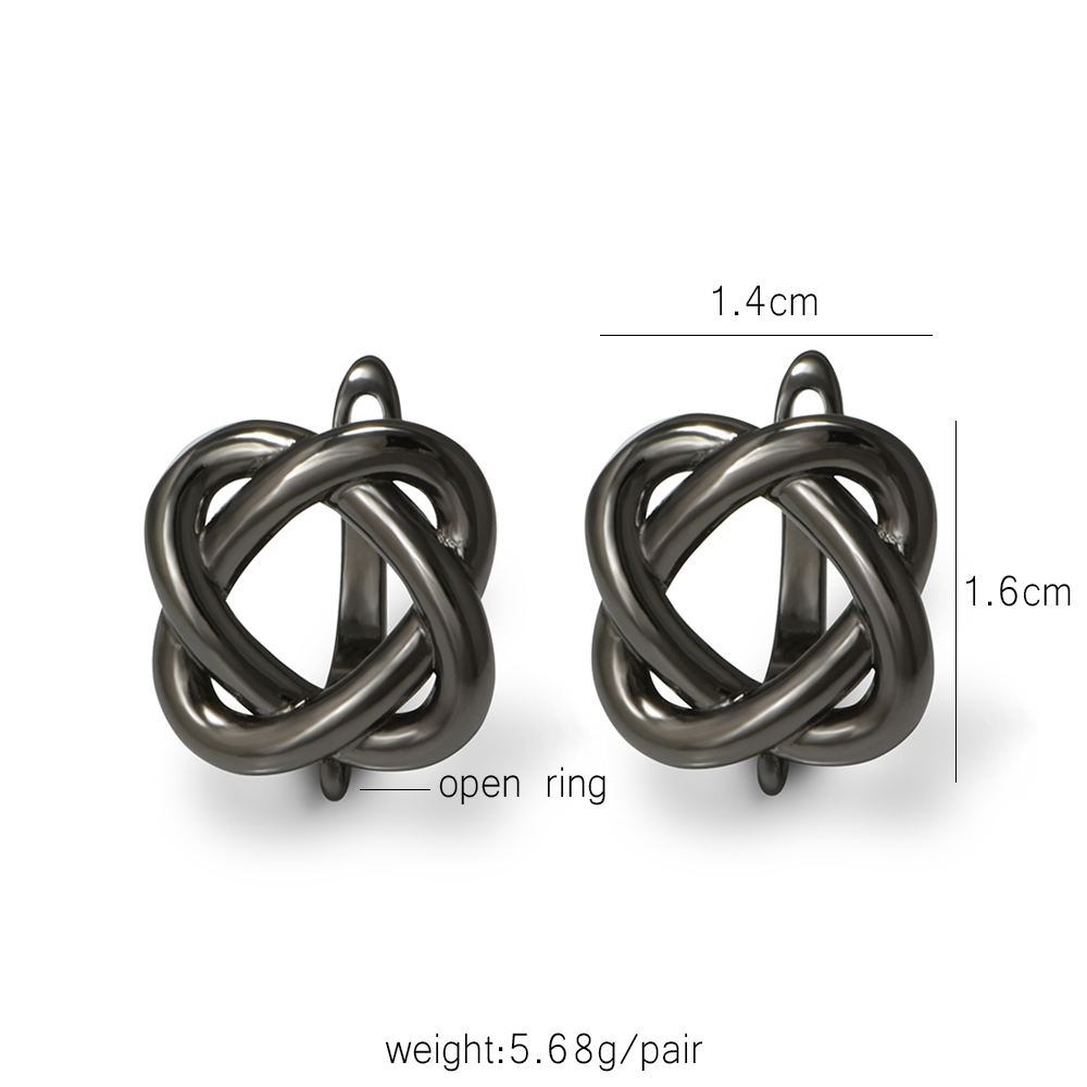 YANASI 1 Pair Gun Black  Brass - Jewelry Making Findings 评论和价格