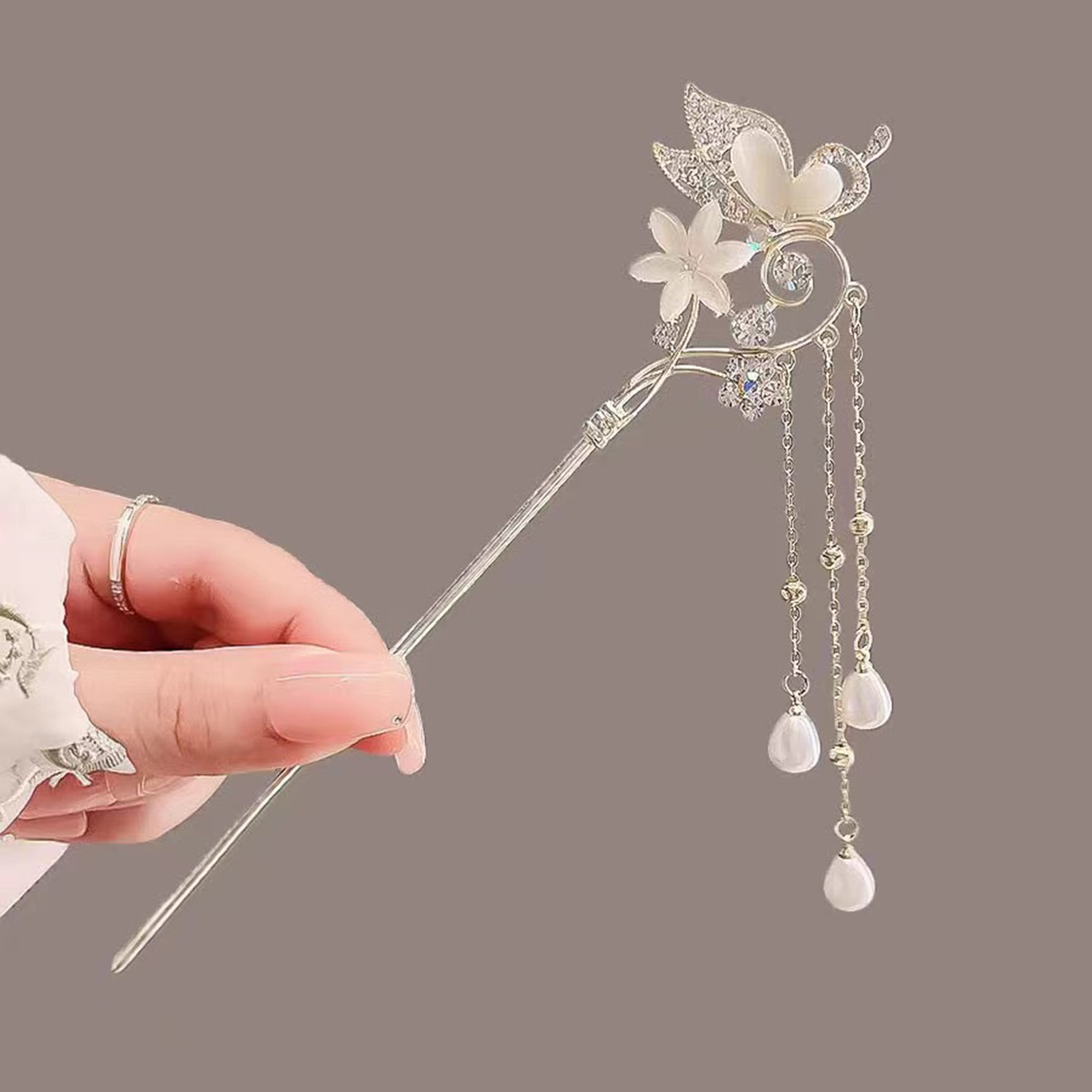 Female Hair Stick Hairpin Cat  - Jewelry Making Adults 评论和价格
