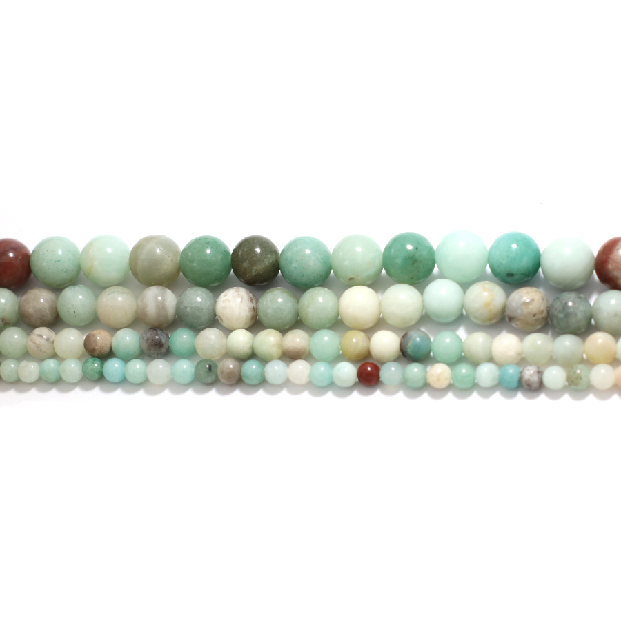 Grade A 4/6/8/10mm Natural Ama - Jewelry Making Amazon 评论和价格