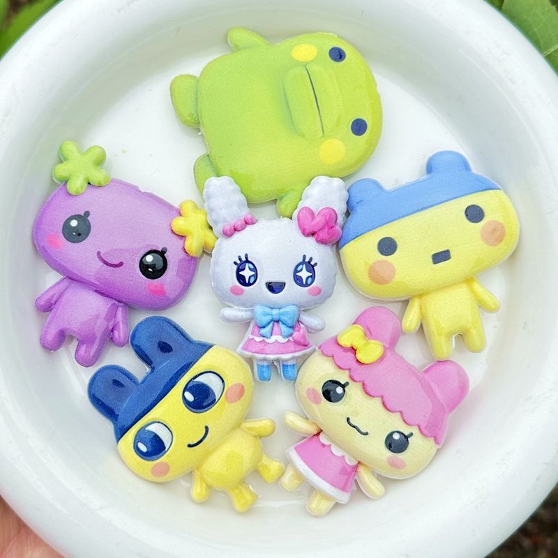 45mm Cartoon Tamagotchi double - Jewelry Making Accessories 评论和价格