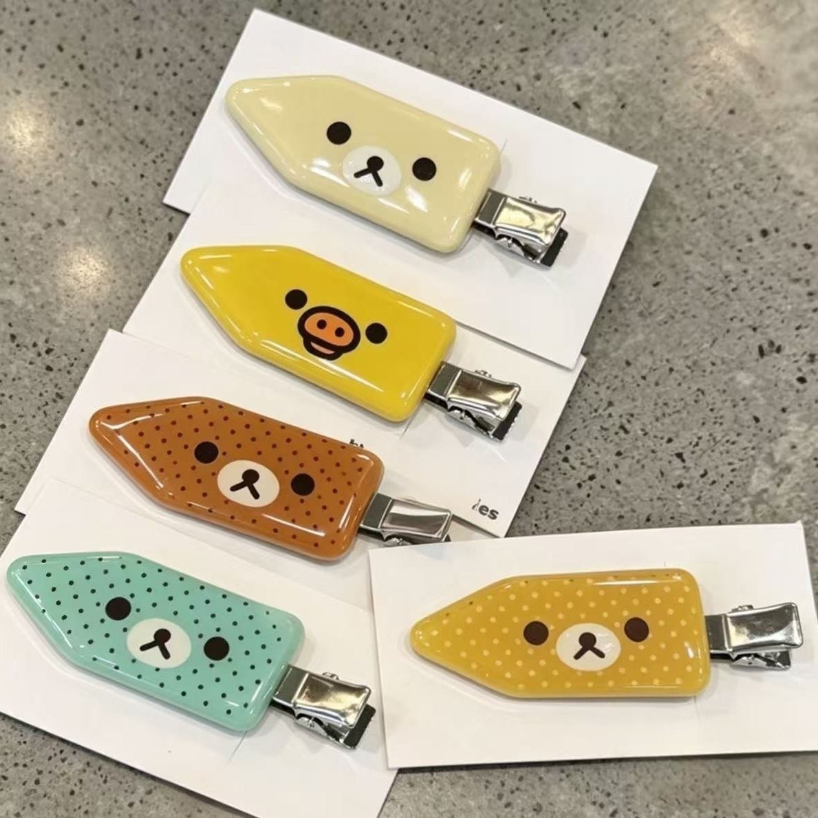 INS Bear Hair Clips Kiiroitori - Jewelry Making Adults 评论和价格