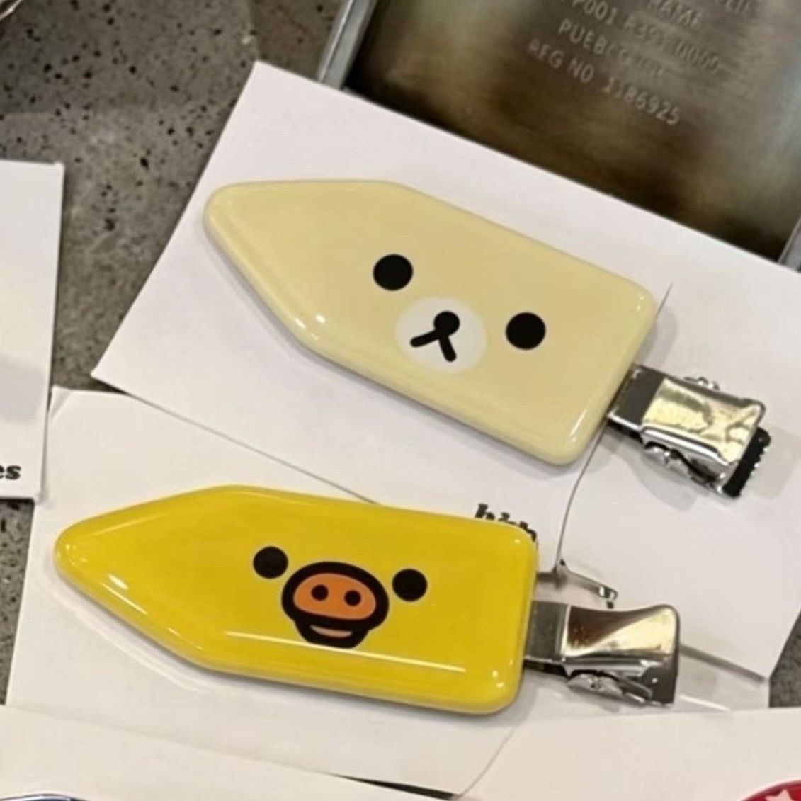 INS Bear Hair Clips Kiiroitori - Jewelry Making Adults 评论和价格