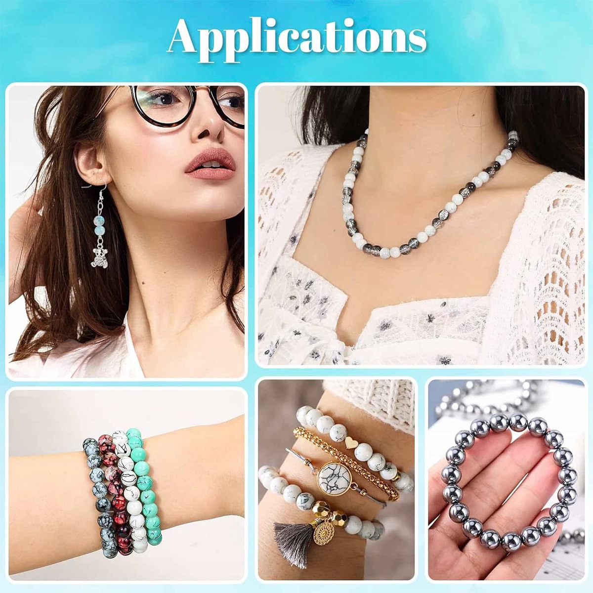Natural Stones Gemstones Jewel - Jewelry Making Kits For Girls 评论和价格