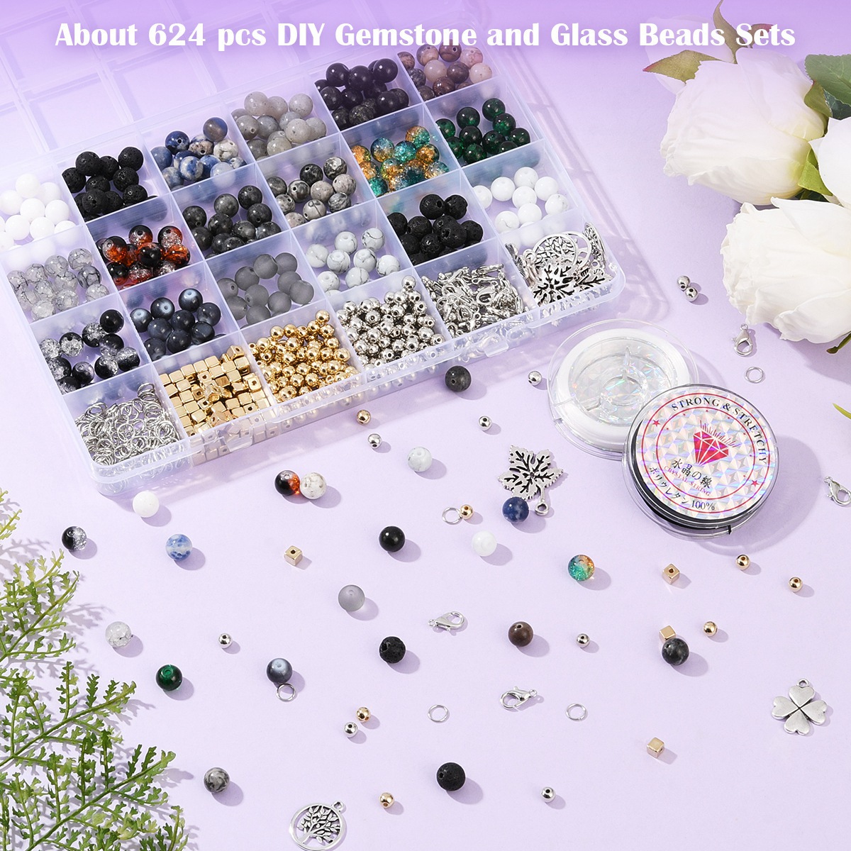 Natural Stones Gemstones Jewel - Jewelry Making Kits For Girls 评论和价格