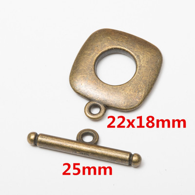10set Alloy Metal OT Toggle Cl - Toggle Clasp Gold 评论和价格