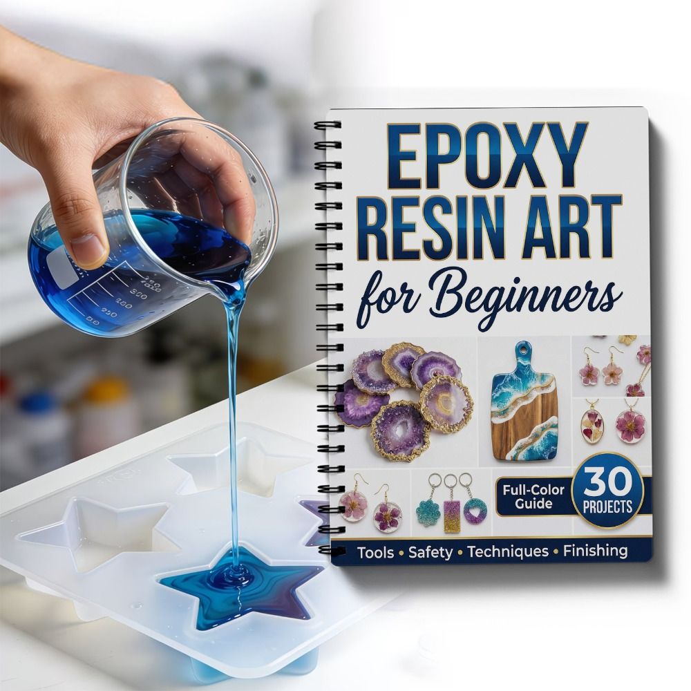Step-by-Step Epoxy Resin Art H - Jewelry Making For Beginners Book 评论和价格