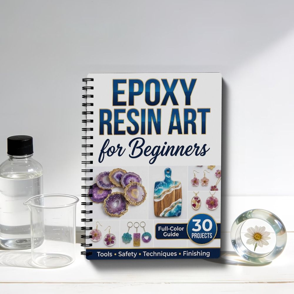 Step-by-Step Epoxy Resin Art H - Jewelry Making For Beginners Book 评论和价格