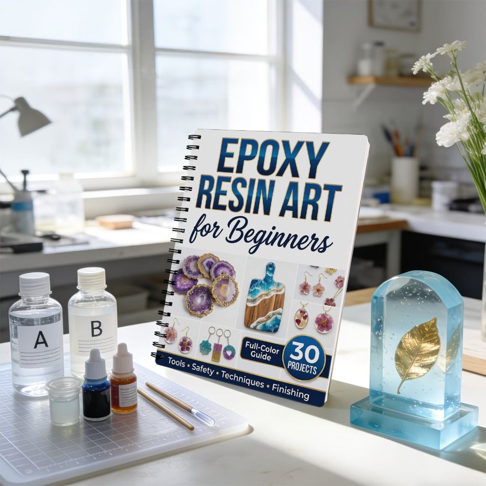 Step-by-Step Epoxy Resin Art H - Jewelry Making For Beginners Book 评论和价格