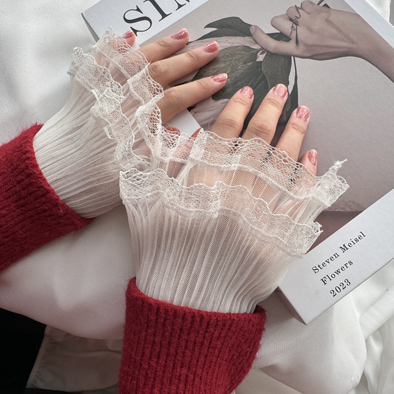 Women's Lolita Bow Lace Arm Sl - Jewelry Making Adults 评论和价格