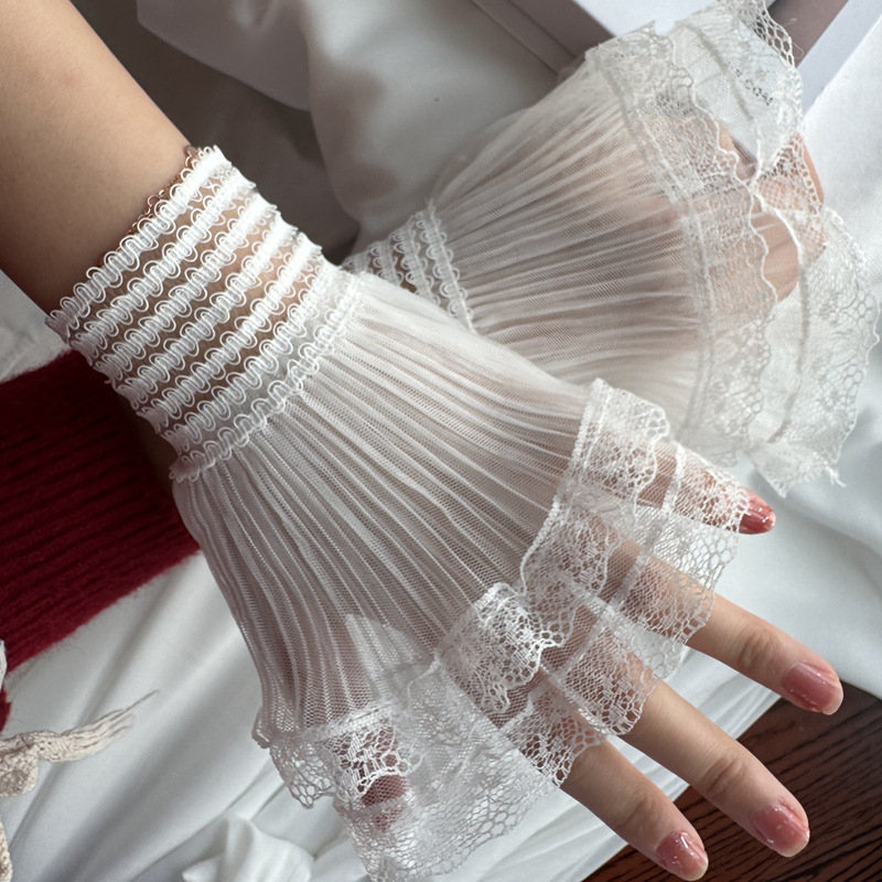 Women's Lolita Bow Lace Arm Sl - Jewelry Making Adults 评论和价格