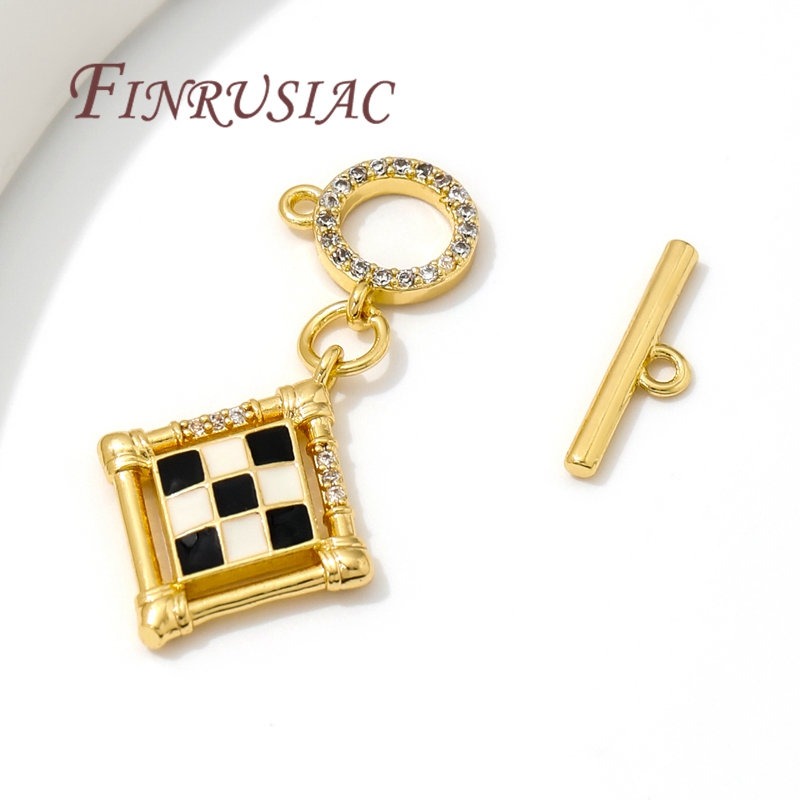 18K Gold Plated Toggle Clasps  - Toggle Clasp Gold 评论和价格