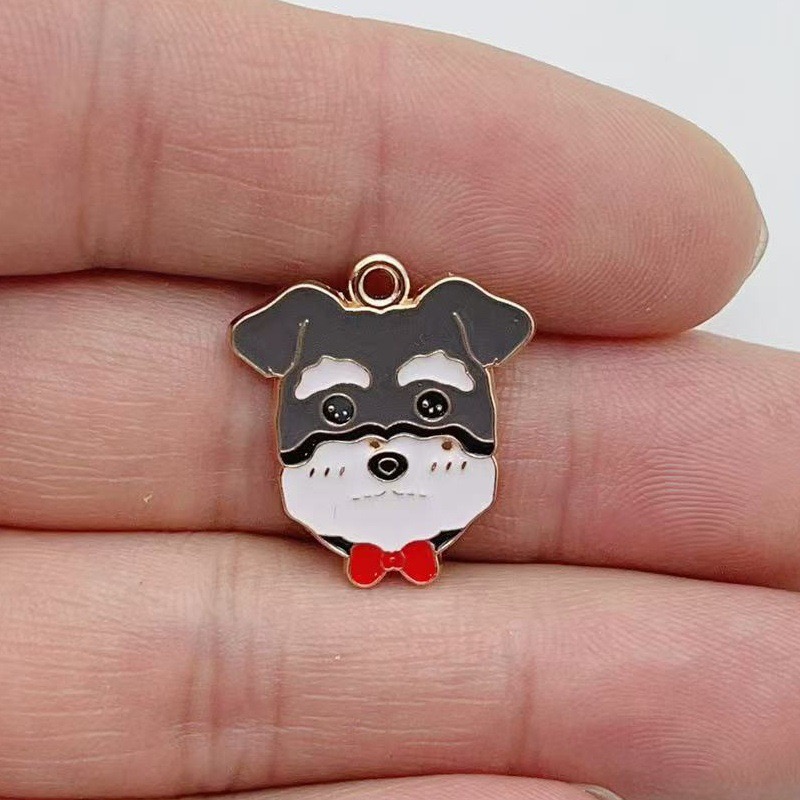 12pcs cartoon pet spotted dog  - Jewelry Making Accessories 评论和价格