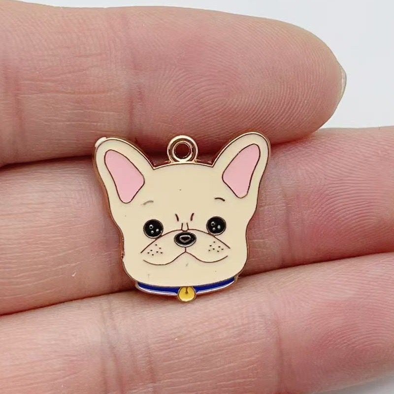 12pcs cartoon pet spotted dog  - Jewelry Making Accessories 评论和价格