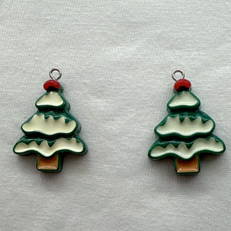10pcs Christmas Cartoon Series - Jewelry Making Accessories 评论和价格