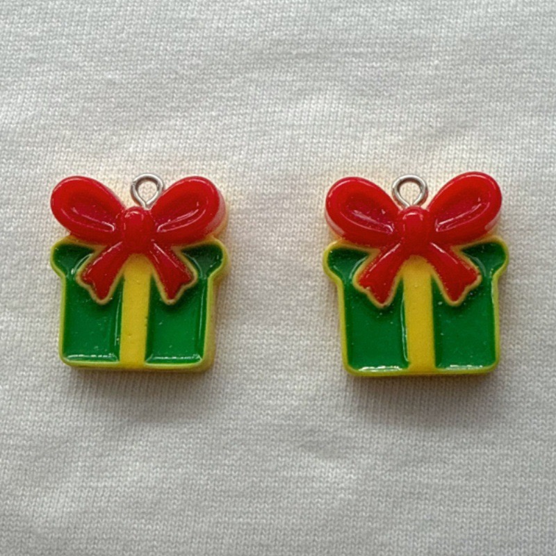 10pcs Christmas Cartoon Series - Jewelry Making Accessories 评论和价格