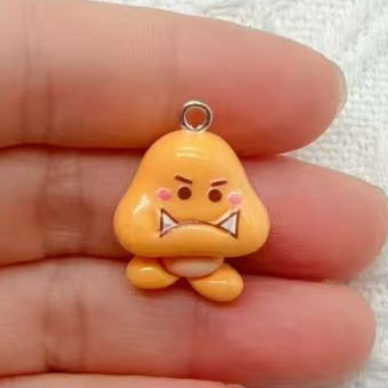 10pcs resin cartoon pendant, D - Jewelry Making Accessories 评论和价格