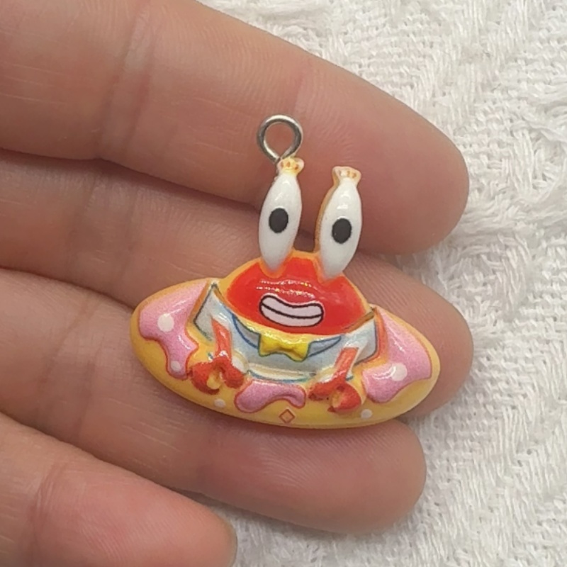 10pcs cartoon resin pendant, D - Jewelry Making Accessories 评论和价格