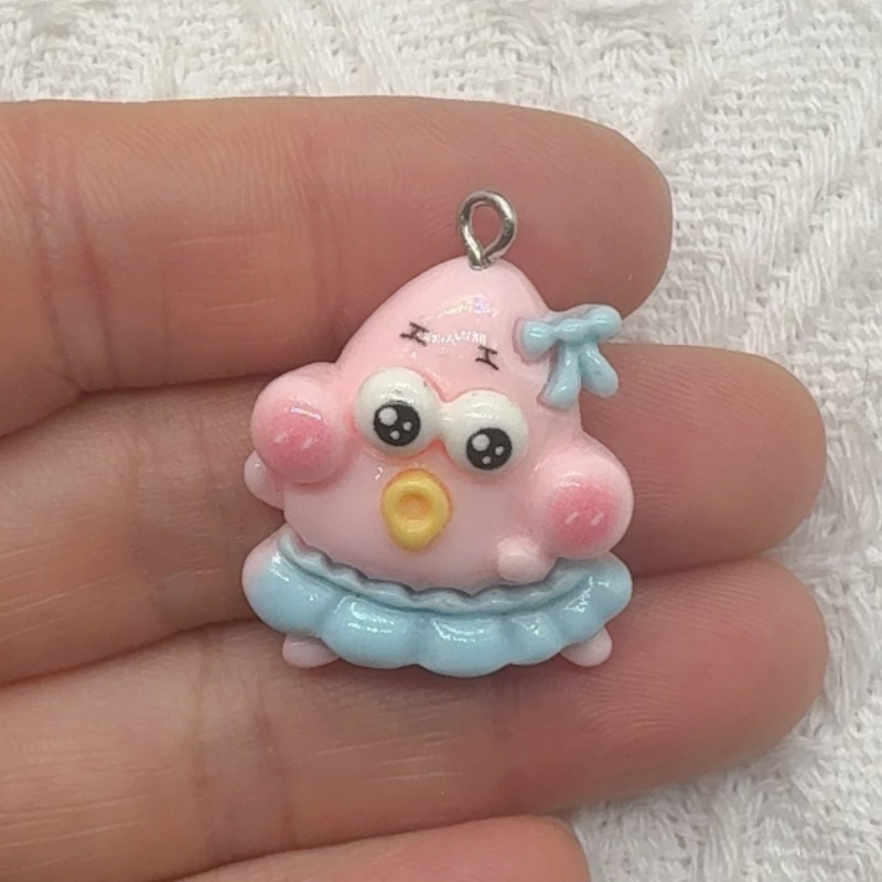 10pcs cartoon resin pendant, D - Jewelry Making Accessories 评论和价格