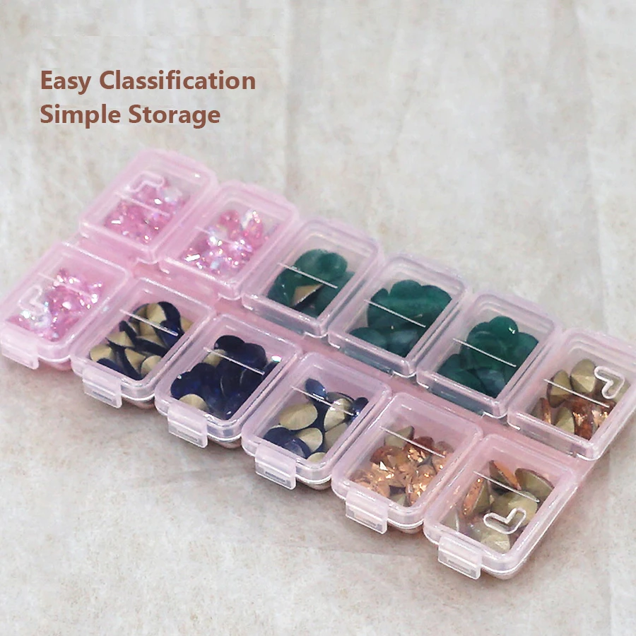 12 Compartments Plastic Rhines - Jewelry Making Workshops 评论和价格