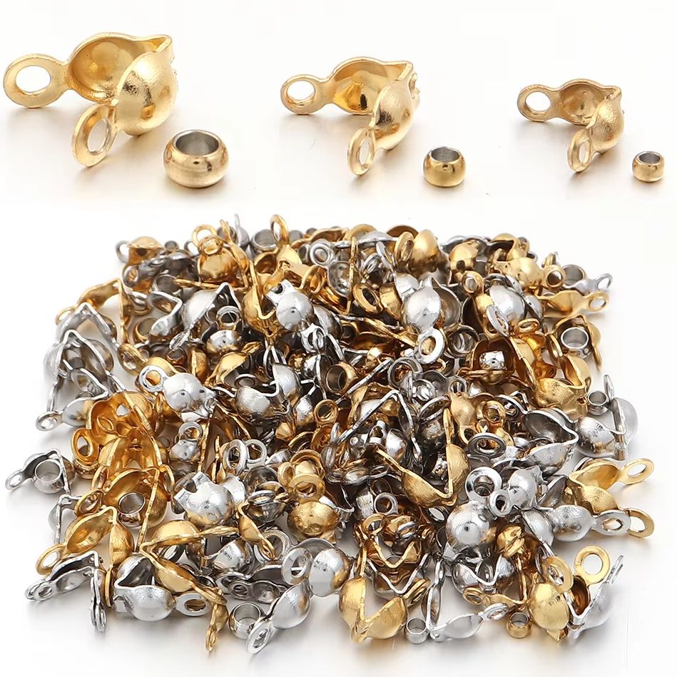40-200pcs Stainless Steel Conn - Jewelry Making Findings 评论和价格