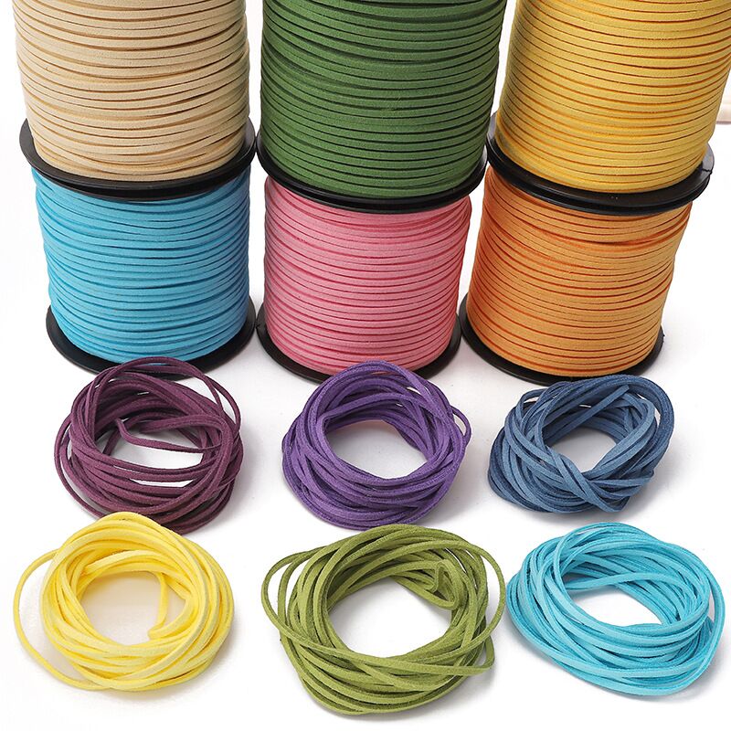 Mixed Colors Synthetic Suede L - Jewelry Making Event 评论和价格