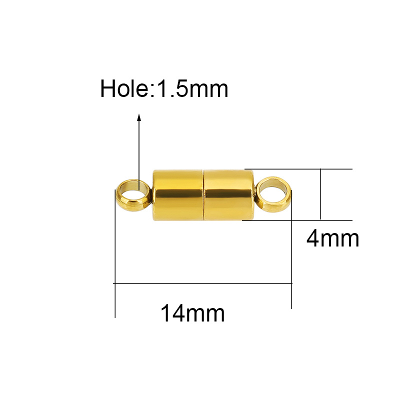 2pcs 14mm Stainless Steel Neck - Jewelry Making Findings 评论和价格