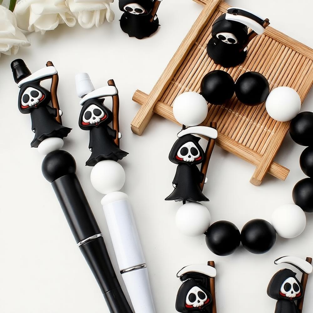 3D Silicone Beads Grim Reaper  - Jewelry Making Event 评论和价格