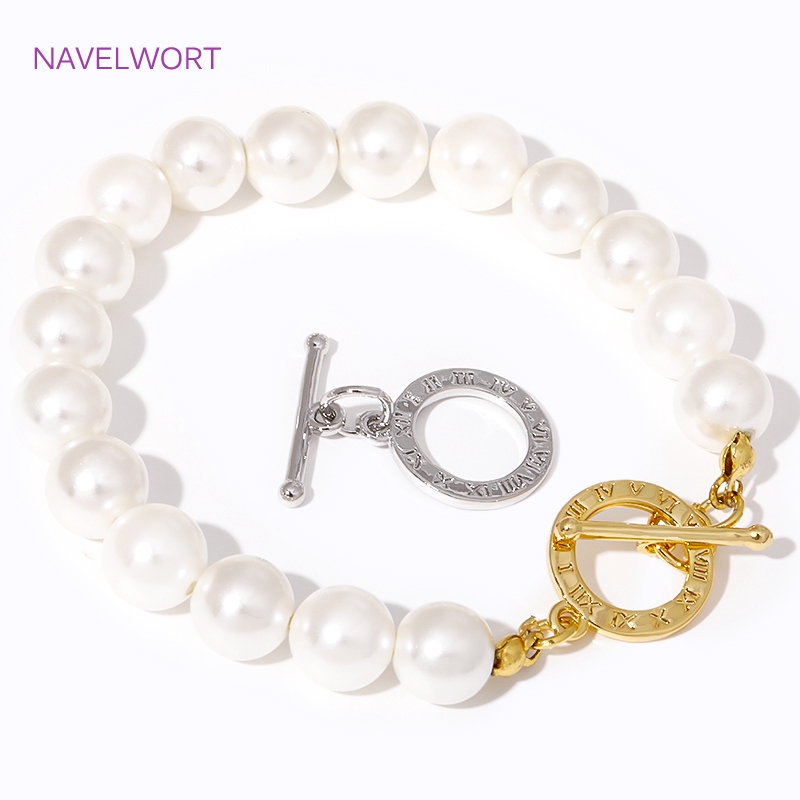 18K Gold Plated Round OT Clasp - Toggle Clasp Gold 评论和价格