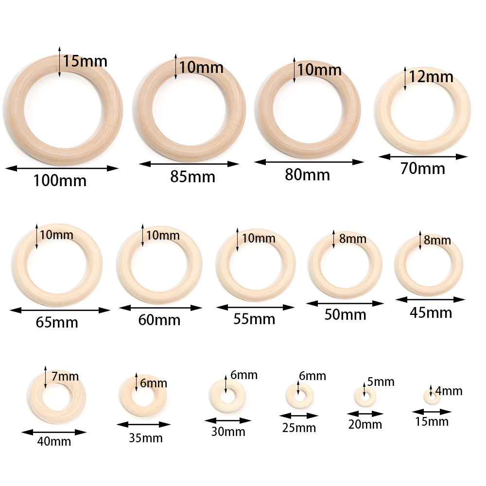 2-10pcs/lot Round Natural Wood - Jewelry Making Knots 评论和价格