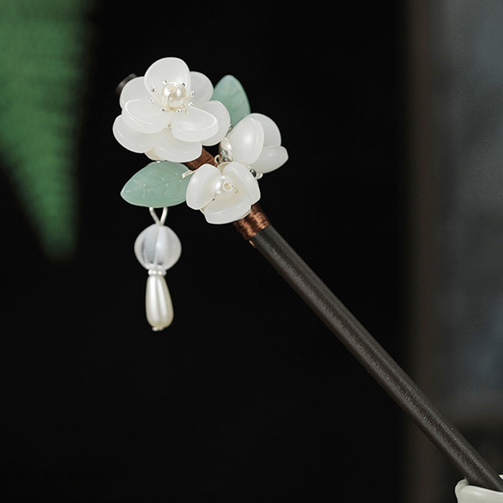 Retro Flower Hairpin With Pear - Jewelry Making Adults 评论和价格