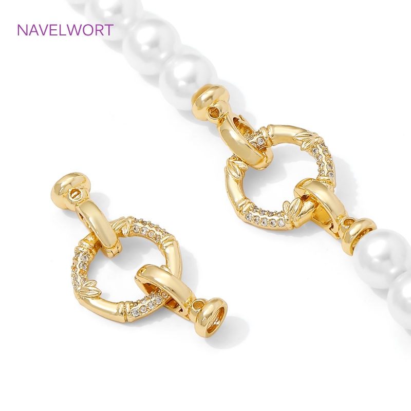 1/2Pcs 14K Gold Plated Pearl C - Jewelry Making Findings 评论和价格