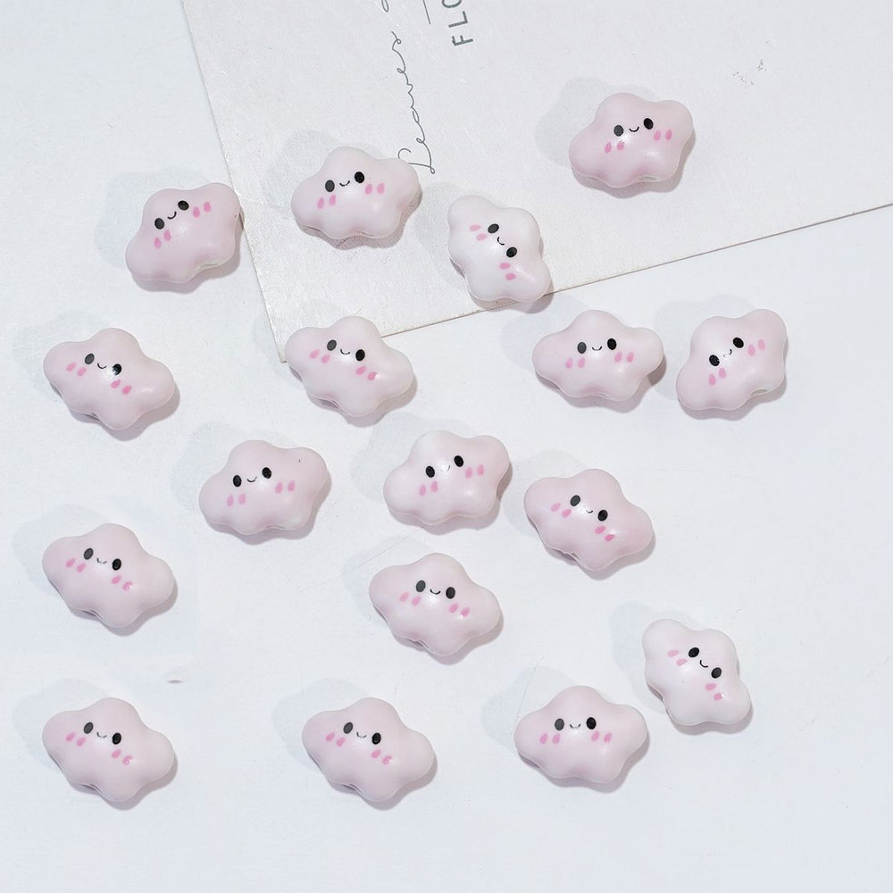 10pcs Colorful Chubby Smiling  - Jewelry Making Event 评论和价格